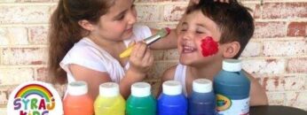 تعلم الألوان باللغتين العربية والانجليزية Colors in Arabic & English